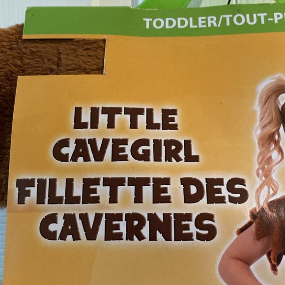 Little Cavegirl Girls Halloween Costume Size 3-4T - Picture 4 of 13